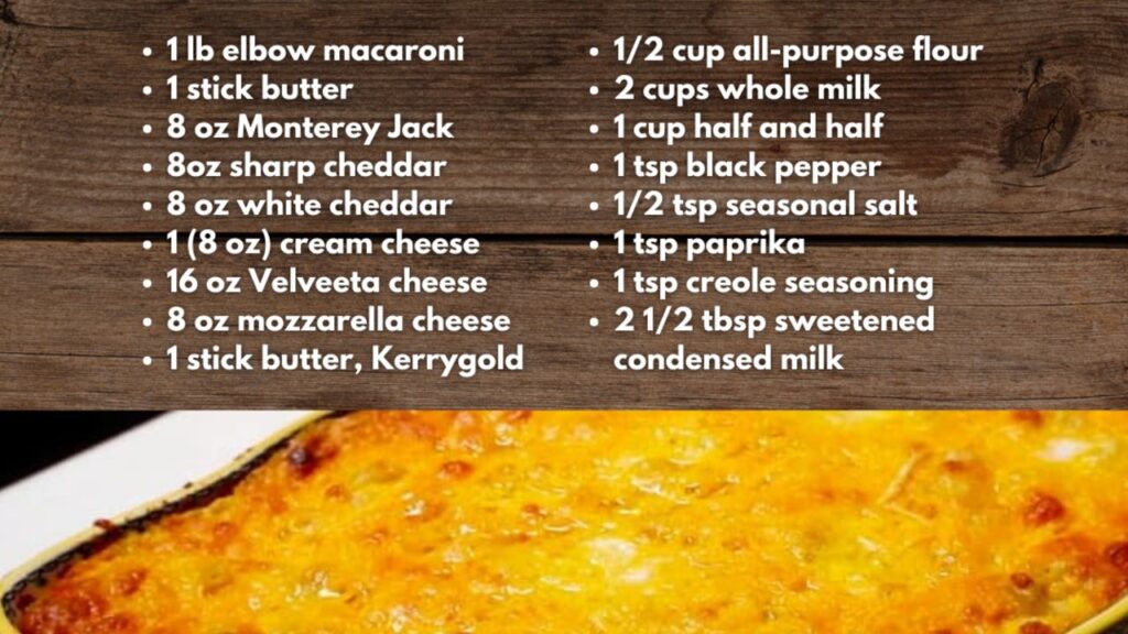 Southern Baked Macaroni and Cheese, homemade and freshly served