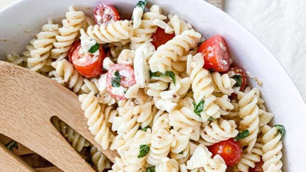 Southern Pasta Salad, homemade and freshly served