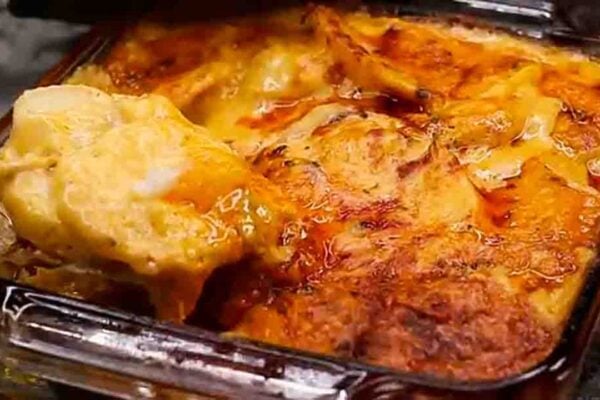 Southern Scalloped Potatoes, homemade and freshly served