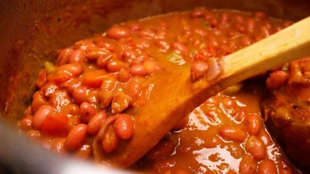 Southern-Style Red Beans, homemade and freshly served