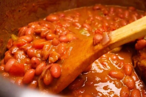 Southern-Style Red Beans, homemade and freshly served