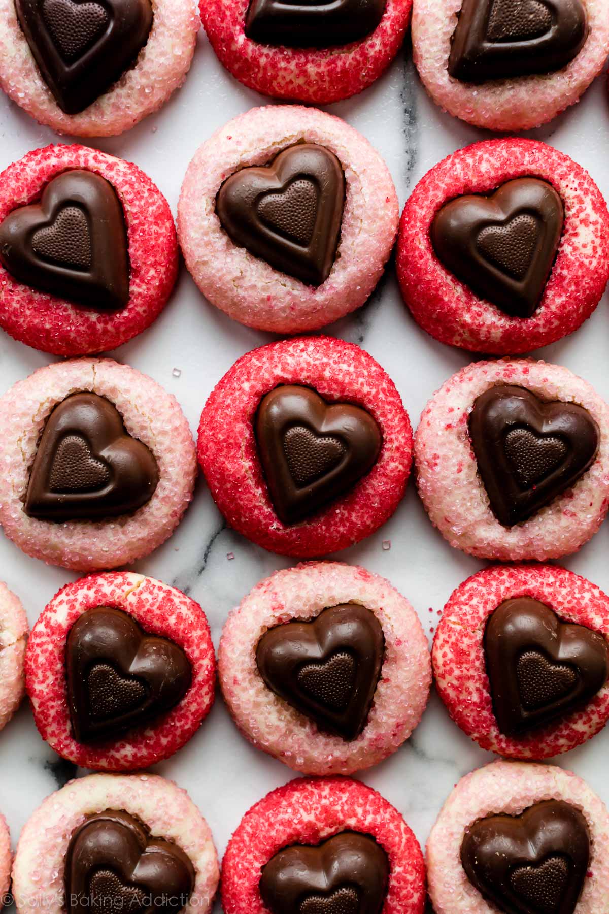 Valentine cookie recipes — sparkle sweetheart cookies, easy Valentine recipe