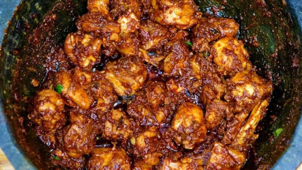 Super Easy Spicy Chicken Fry, homemade and freshly served