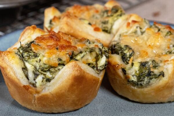 Spinach Artichoke Bites, homemade and freshly served