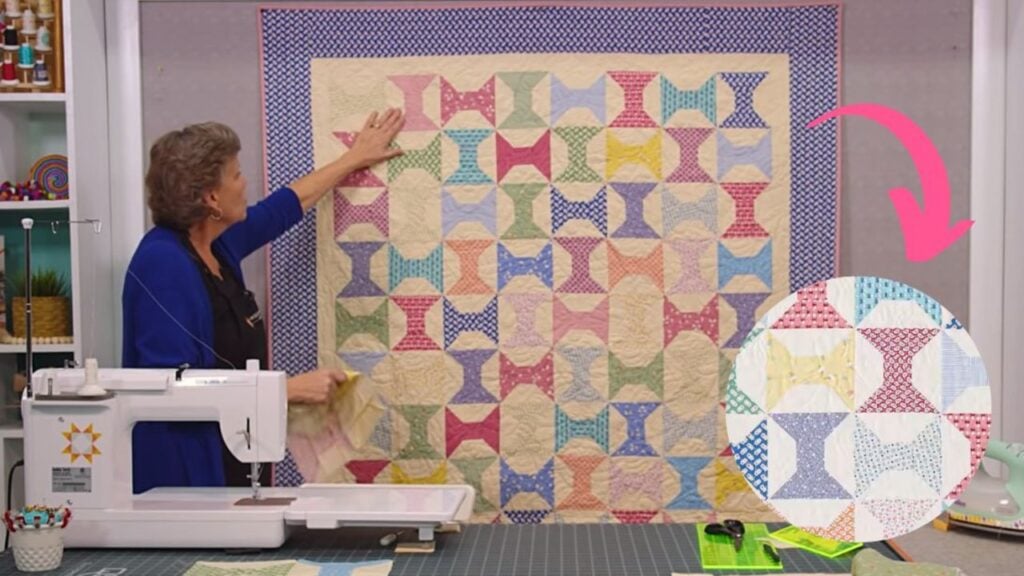 Finished Spoolin Around Quilt with Jenny Doan, a completed DIY project