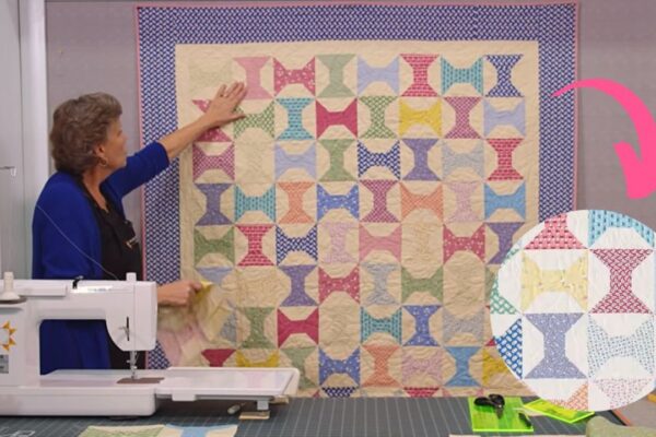 Finished Spoolin Around Quilt with Jenny Doan, a completed DIY project