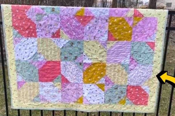 Finished Easy and Fast Spring Quilt, a completed DIY project