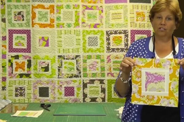 Finished Square in a Square Quilt With Jenny Doan, a completed DIY project