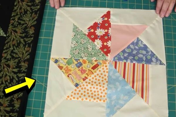 Finished Stack and Whack Quilt Using Turnovers, a completed DIY project
