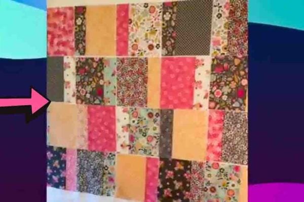 Stack n Whack Quilt Top Using A Layer Cake, homemade and freshly served