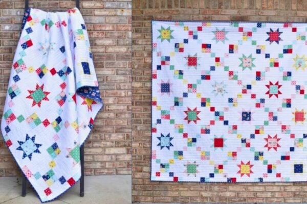 Star Chain Layer Cake Quilt Pattern, homemade and freshly served