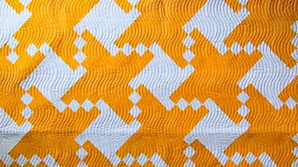 Finished Star Quilter Yardage Pattern, a completed DIY project