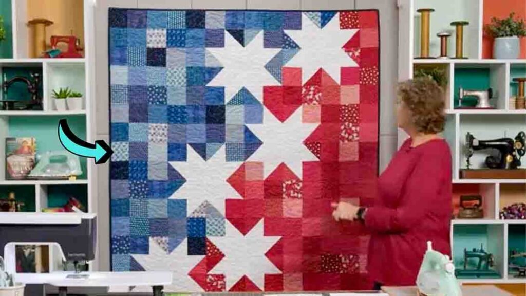 Finished Star Spangled Variation Quilt, a completed DIY project