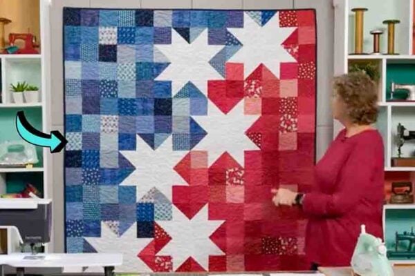 Finished Star Spangled Variation Quilt, a completed DIY project