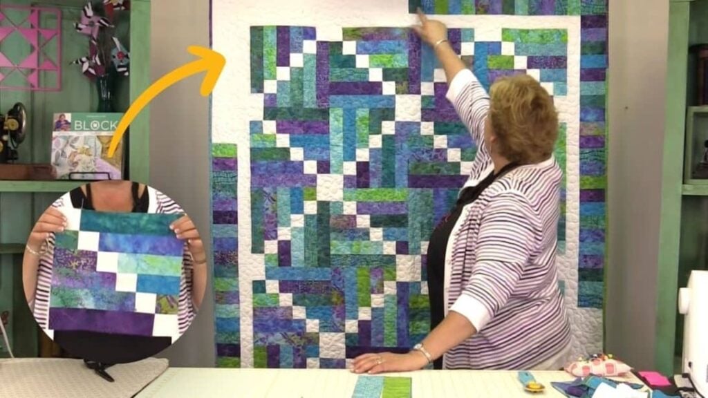 Finished Sticks and Stones Quilt with Jenny Doan, a completed DIY project