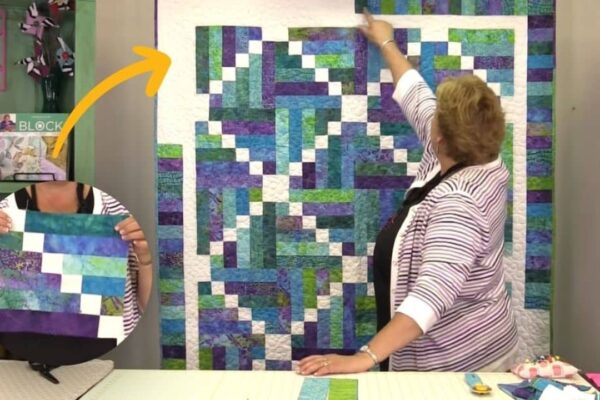 Finished Sticks and Stones Quilt with Jenny Doan, a completed DIY project