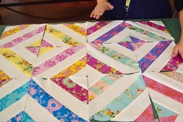 Summer in the Park Quilt Using Jelly Rolls, homemade and freshly served