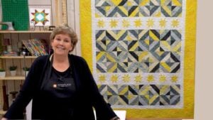 Finished Summer Stars Picnic Quilt With Jenny Doan, a completed DIY project