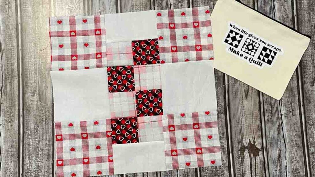 Finished Sunset Light Quilt Block, a completed DIY project