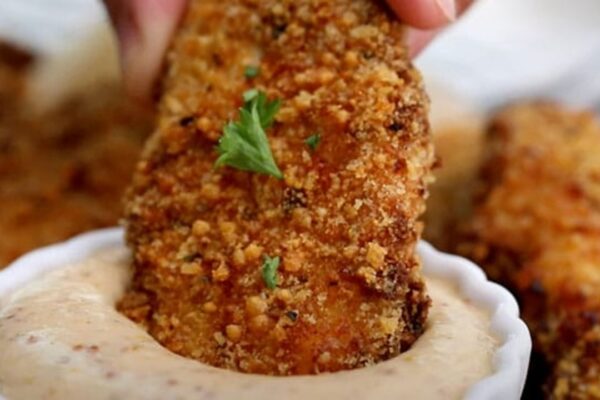 Less Than 30-Minute Super Crispy Air Fryer Chicken Tenders, homemade and freshly served