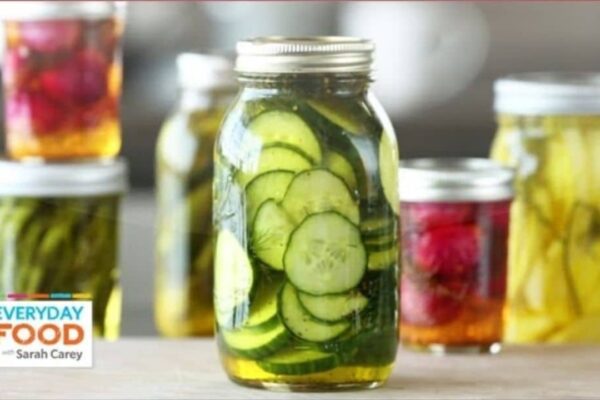 Super Easy and Quick Pickles, homemade and freshly served