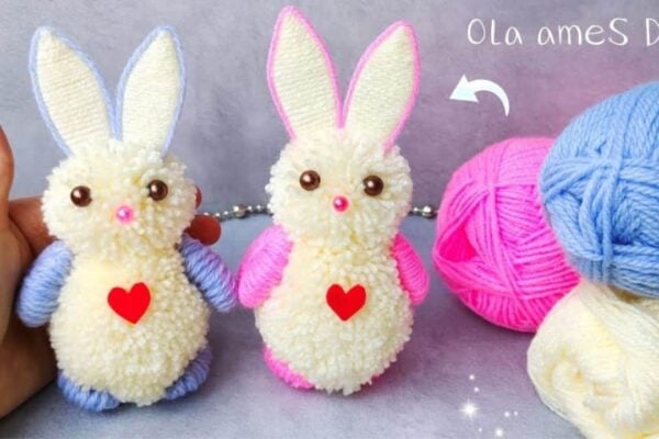 Super Easy Cute Woolen Bunny