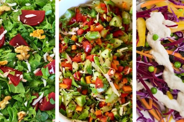 Super Easy Detox Salad Recipes, homemade and freshly served