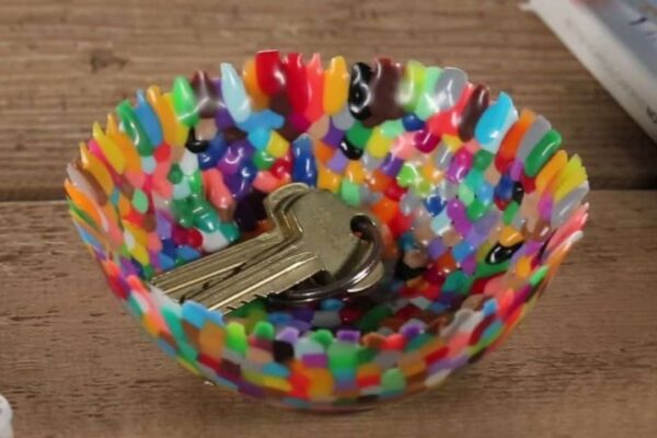 Finished Super Easy $5 Handmade Bowl, a completed DIY project