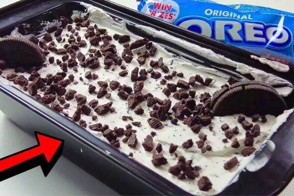 Easy 4-Ingredient Oreo Ice Cream, homemade and freshly served
