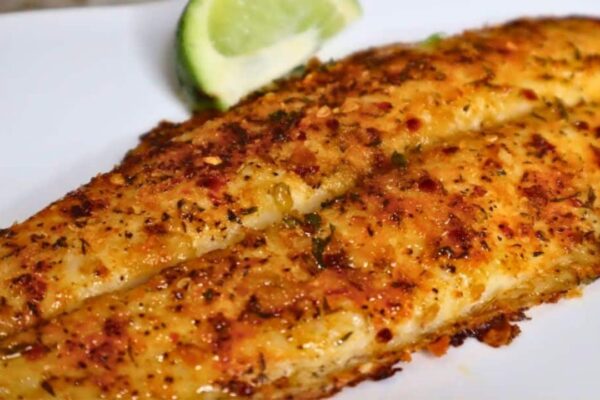 Super Easy Oven Baked Fish, homemade and freshly served