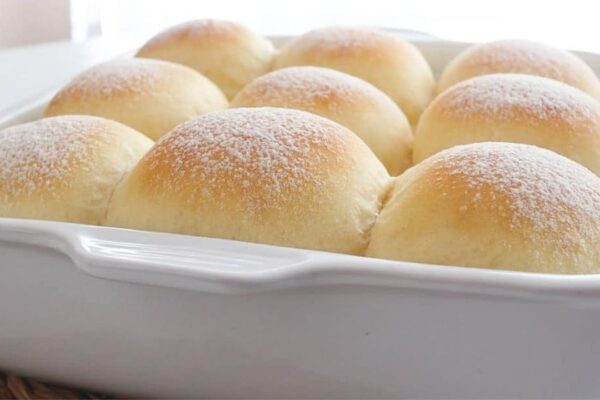 Super Fluffy No-Knead Milk Buns