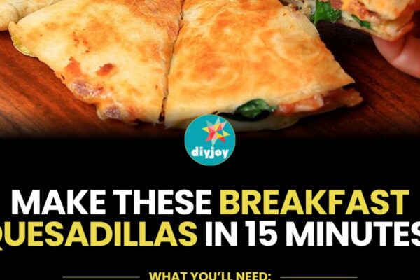 Super Quick Breakfast Quesadillas