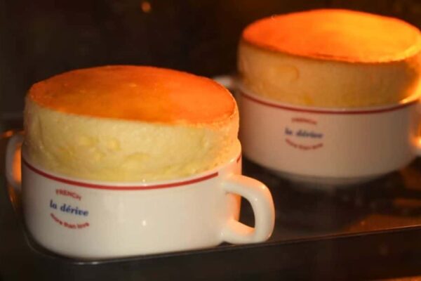 Super Soft Classic Soufflé, homemade and freshly served