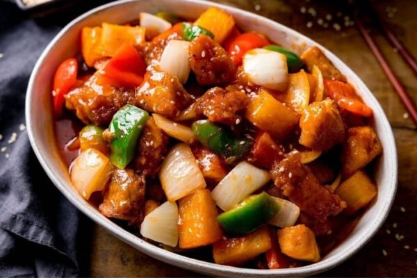 Sweet and Sour Using Leftover Turkey