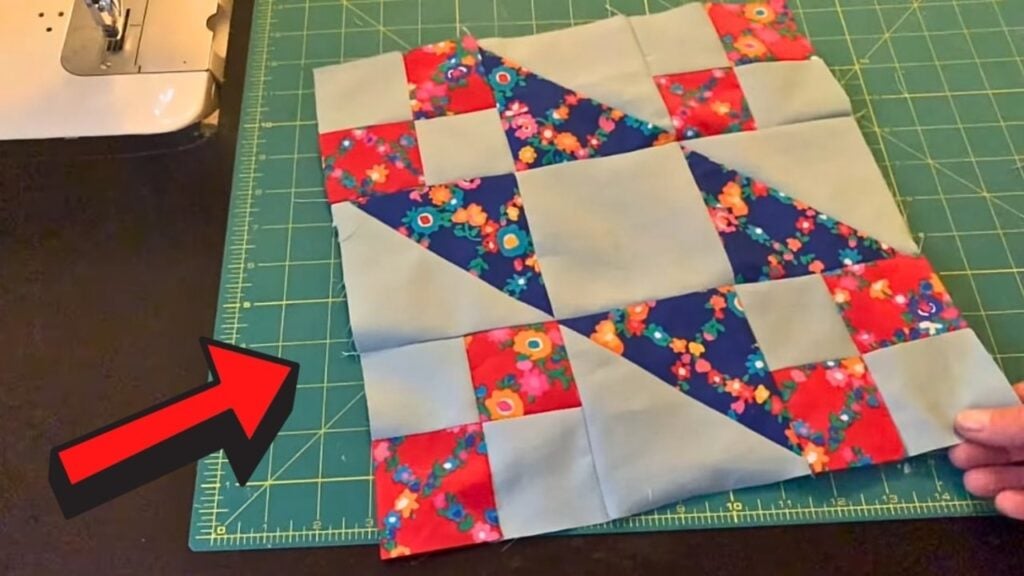 Tail of Benjamin’s Kite Quilt Block (Classic Pattern), homemade and freshly served