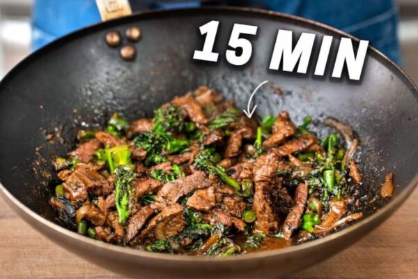 Takeout Beef and Broccoli in 15 Minutes, homemade and freshly served