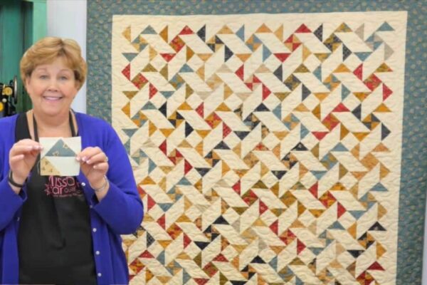 Finished Tangled Geese Quilt With Jenny Doan, a completed DIY project