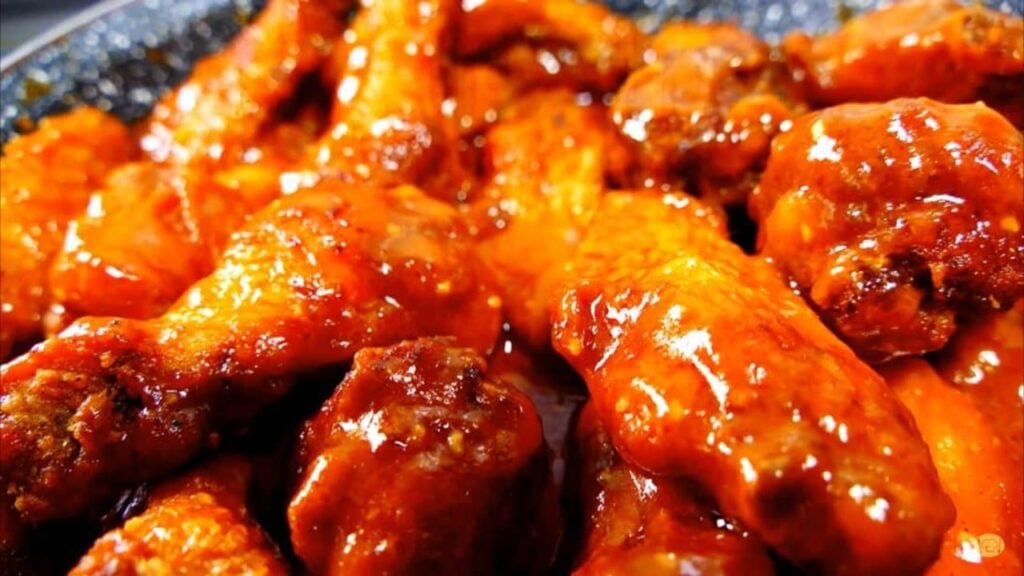 Tangy Buffalo Chicken Wings, homemade and freshly served
