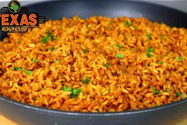 Texas Roadhouse Copycat Seasoned Rice, homemade and freshly served
