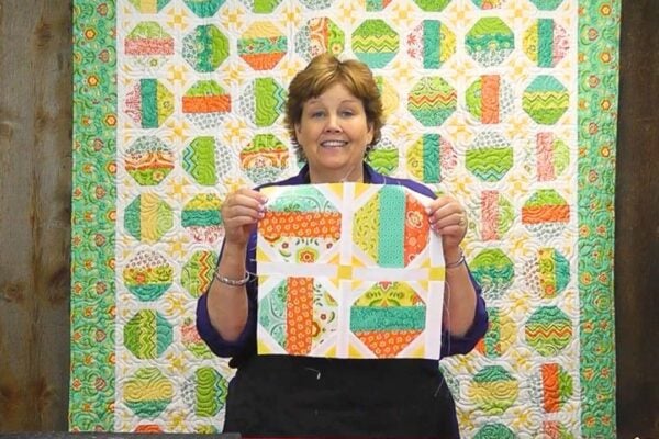 Finished The Beach Ball Quilt With Jenny Doan, a completed DIY project