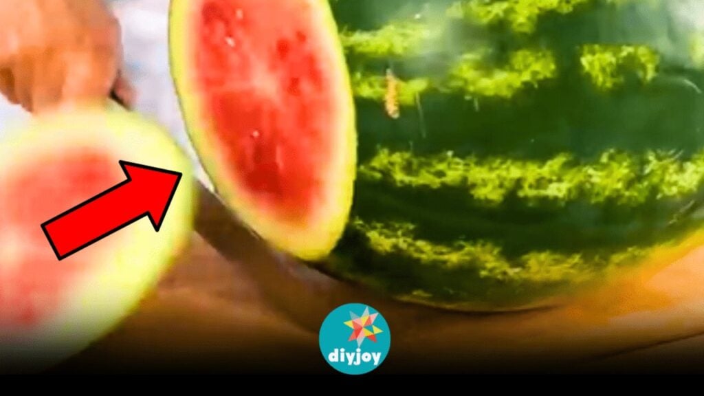 The Right Way to Cut a Watermelon, homemade and freshly served