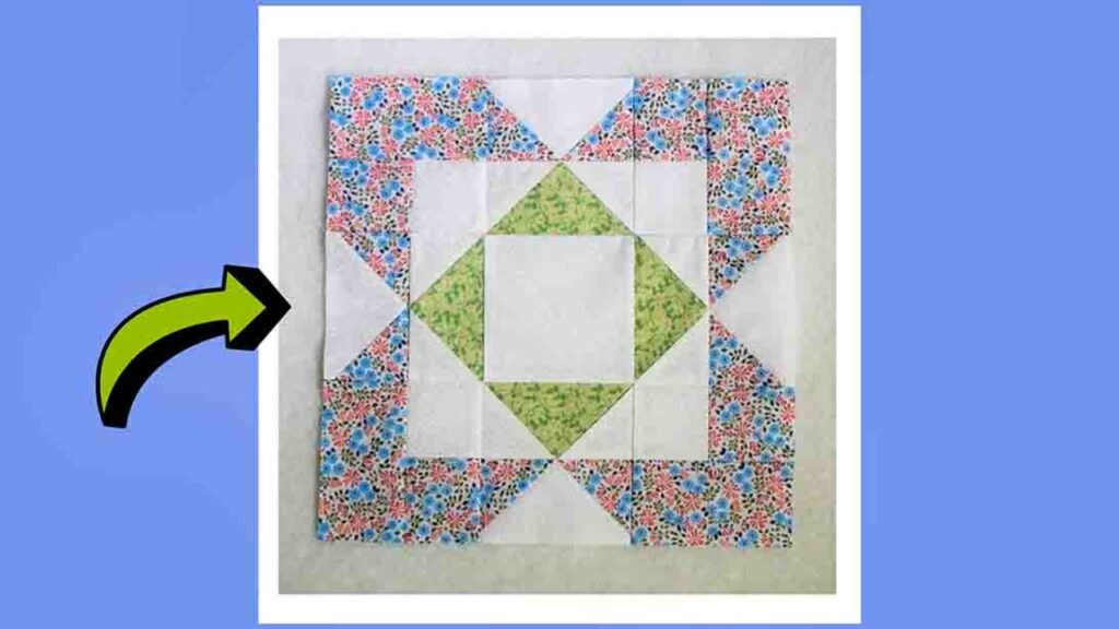 Finished The Traditional Four Squares Quilt Block, a completed DIY project