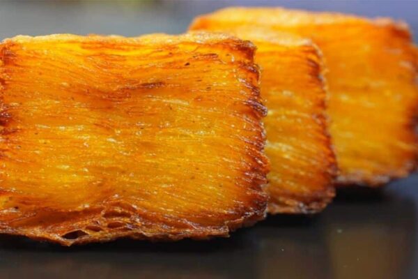 Thousand Layers Crispy Potato Chips, homemade and freshly served