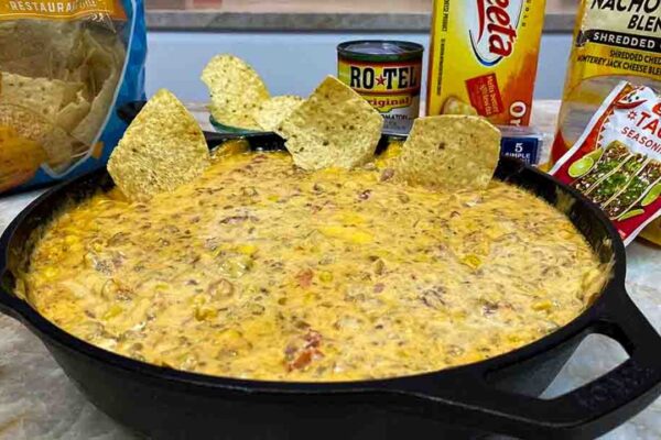 Tik Tok Taco Dip, homemade and freshly served