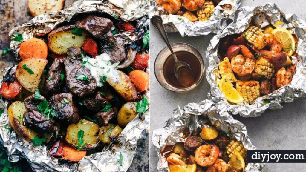 33 More Camping Tin Foil Recipes, homemade and freshly served