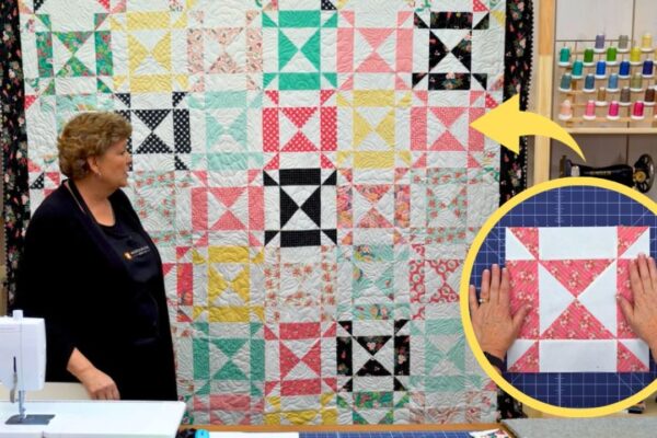 Finished Turn Style Quilt With Jenny Doan, a completed DIY project