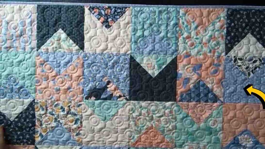 Finished Twinkle Quilt Pattern In A Day, a completed DIY project