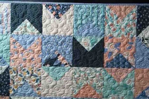 Finished Twinkle Quilt Pattern In A Day, a completed DIY project