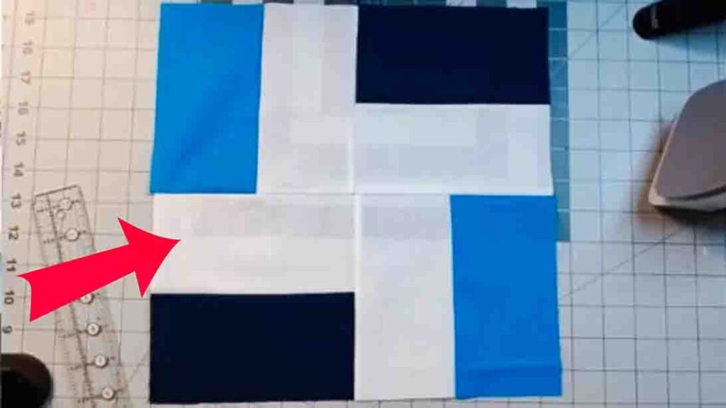 Finished Two by Two Quilt Block, a completed DIY project