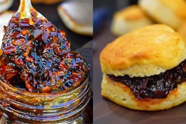 Ultimate Sweet and Savory Bacon Jam Ever, homemade and freshly served